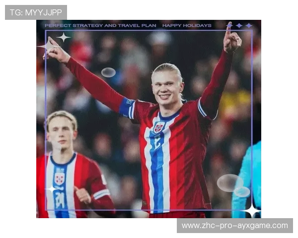 哈兰德身体对抗后抽射，挪威锋线令人胆寒